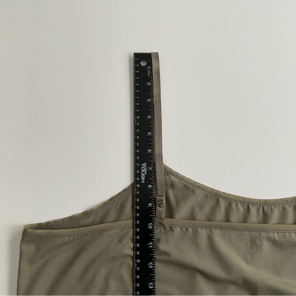 Lane Bryant The Cotton Cami Tank Top Sz 26/28 Green Layering Basic Comfort NWOT - Picture 6 of 8